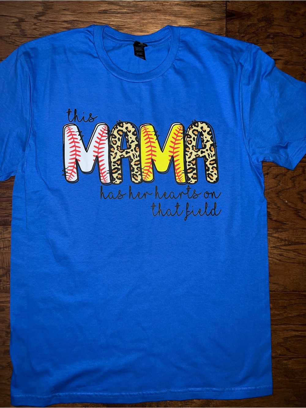 Mama Graphic Tee for Kids - Royal Blue